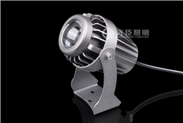 10W科税 LED窄光束投光灯暗灰色