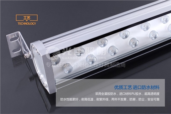 光臣照明85*90LED洗墙灯生产工艺