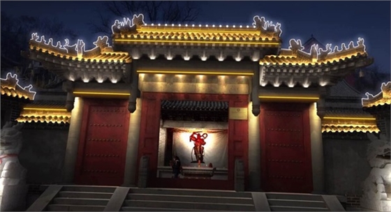 led亮化工程:古建筑亮化—古典与现代结合