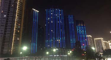 钱塘江墙体亮化效应 LED线条灯被受追捧