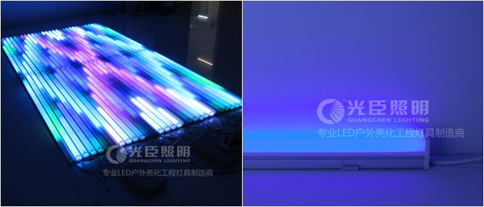 LED护栏管效果