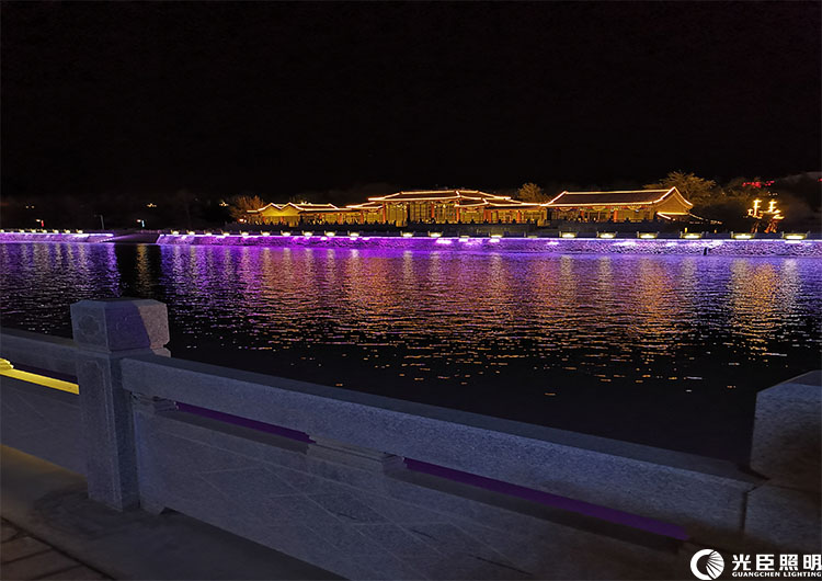 青海湖畔公园亮化工程